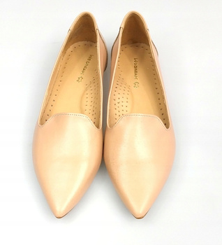 KLASYCZNE LEKKIE W SZPIC SKÓRA NATURALNA  (ADA)