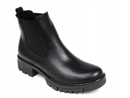 BOTKI SZTYBLETY SKÓRA NATURALNA (368) 38