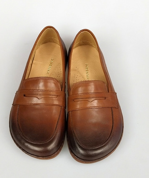 BAREFOOT  MOKASYNY SKÓRA NATURALNA MILA