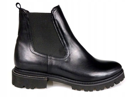 BOTKI SZTYBLETY SKÓRA NATURALNA (370) 35