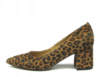 7 KOLOR PANTERKA SŁUPEK6cmSKÓRA NATURALNA (446)