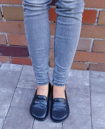  BAREFOOT  MOKASYNY SKÓRA NATURALNA (MILANO)