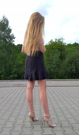 SZPILKI 10,cm WODNIAK SKÓRA NATURALNA (608z) 