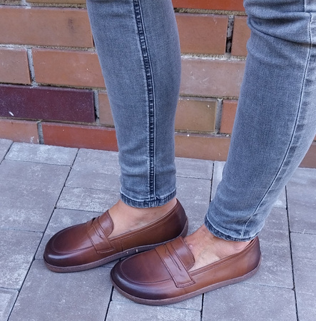  BAREFOOT  MOKASYNY SKÓRA NATURALNA MILA