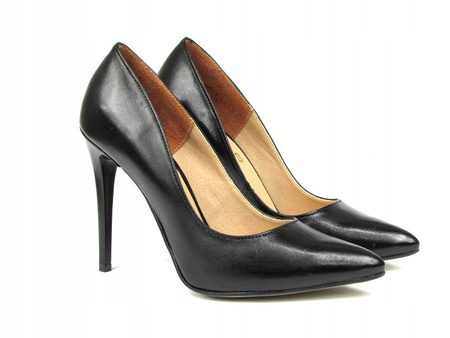 SZPILKI 9,5cm  SKÓRA NATURALNA (449) 