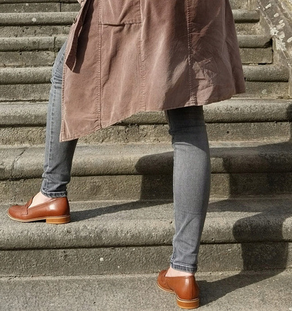 MOKASYNY WODNIAK SKÓRA NATURALNA (131 )