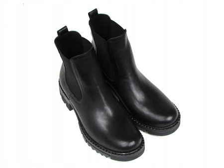 BOTKI SZTYBLETY SKÓRA NATURALNA (368) 38