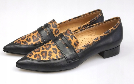 KLASYCZNE LEKKIE W SZPIC SKÓRA NATURALNA  (EMMA) 