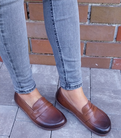  BAREFOOT  MOKASYNY SKÓRA NATURALNA MILA