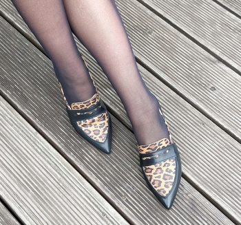 KLASYCZNE LEKKIE W SZPIC SKÓRA NATURALNA  (EMMA) 