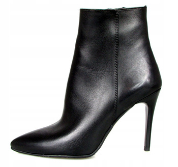 BOTKI NA SZPILCE9cm SKÓRA NATURALNA (468) 